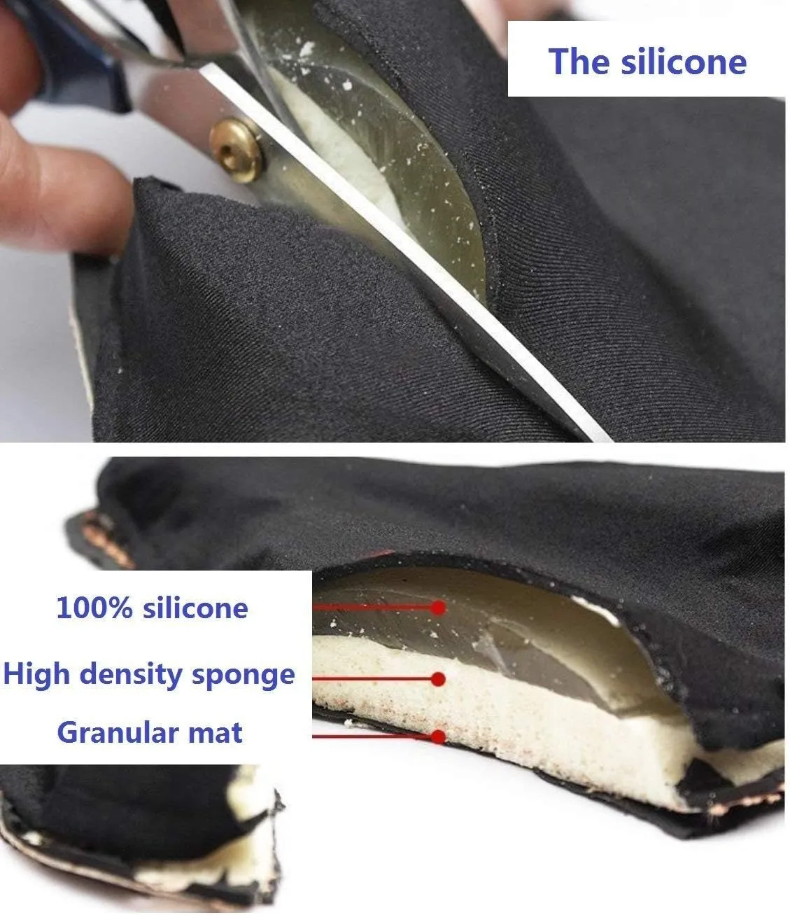 100% Gel Bike Seat Cover | Bicycle Saddle Cushion with Non-Slip Pads with Reflective Warning Strip | Extra Padded Comfort for Road Mountain Or Spinning Class Cycling (camouflage black and rose)