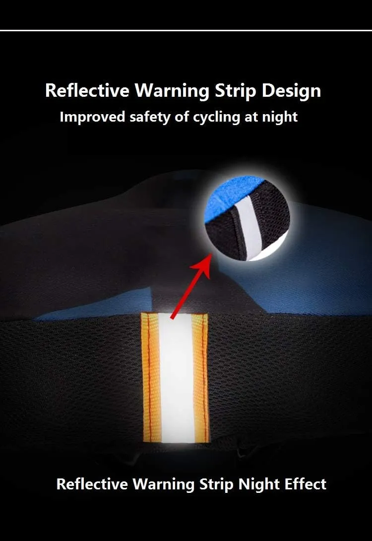 100% Gel Bike Seat Cover | Bicycle Saddle Cushion with Non-Slip Pads with Reflective Warning Strip | Extra Padded Comfort for Road Mountain Or Spinning Class Cycling (camouflage black and rose)