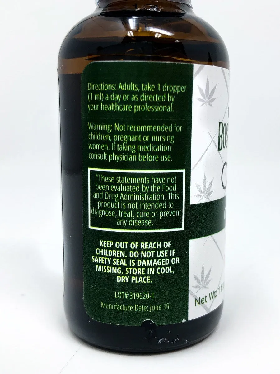 1000mg Mint Flavored Iso-Filtered CBD Oil – THC FREE