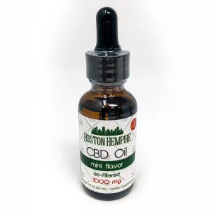 1000mg Mint Flavored Iso-Filtered CBD Oil – THC FREE