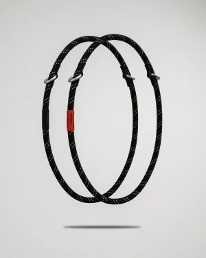 10mm Rope Loop / Black Reflective