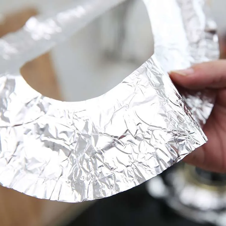 10pcs kitchen stove foil  oil & stain proof pad gas stove thickened aluminum foil