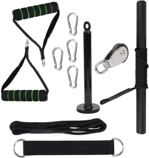 11PcsSet DIY Fitness Equipment Accessories Home Strength Force Training Device Kit