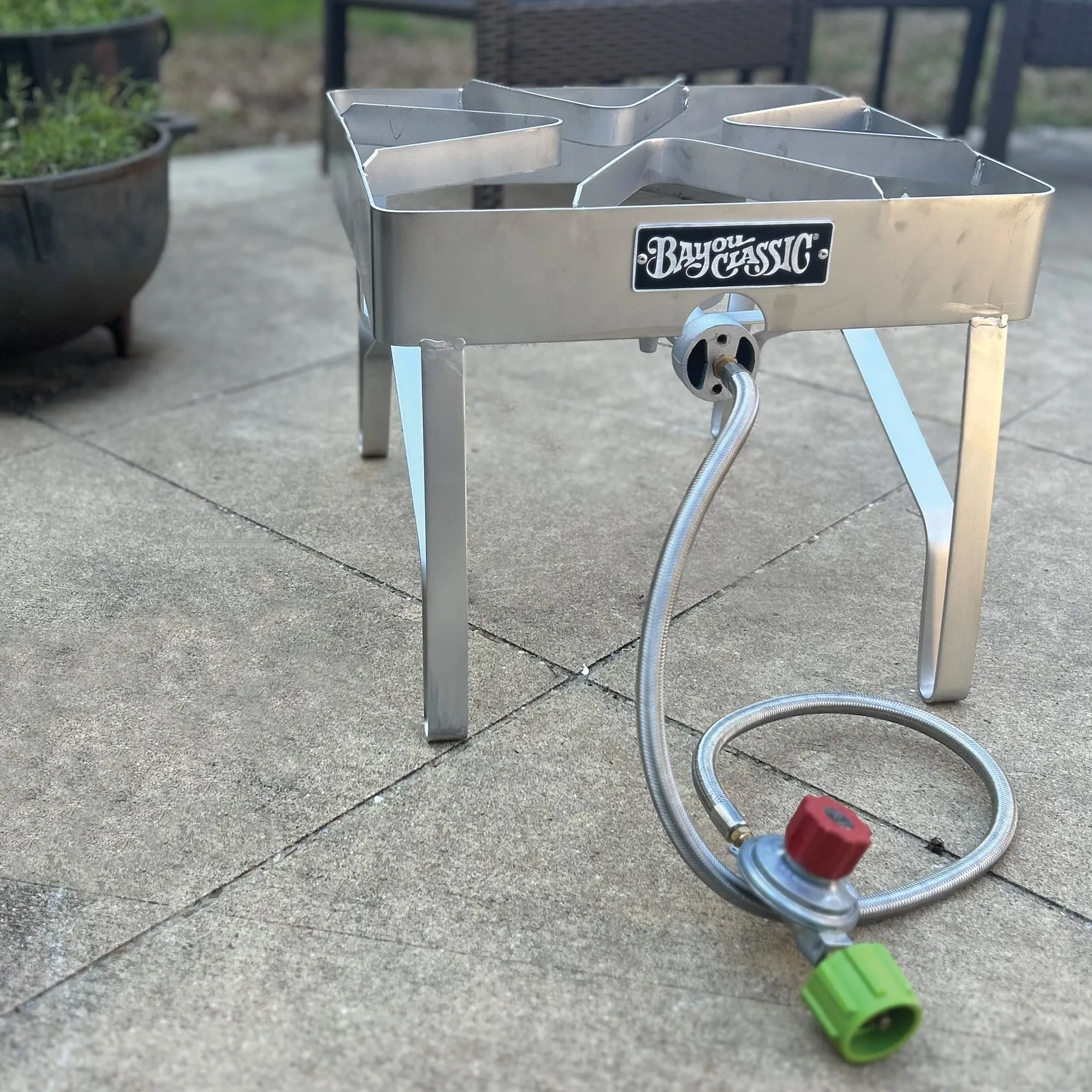 16-in Stainless Outdoor Patio Stove