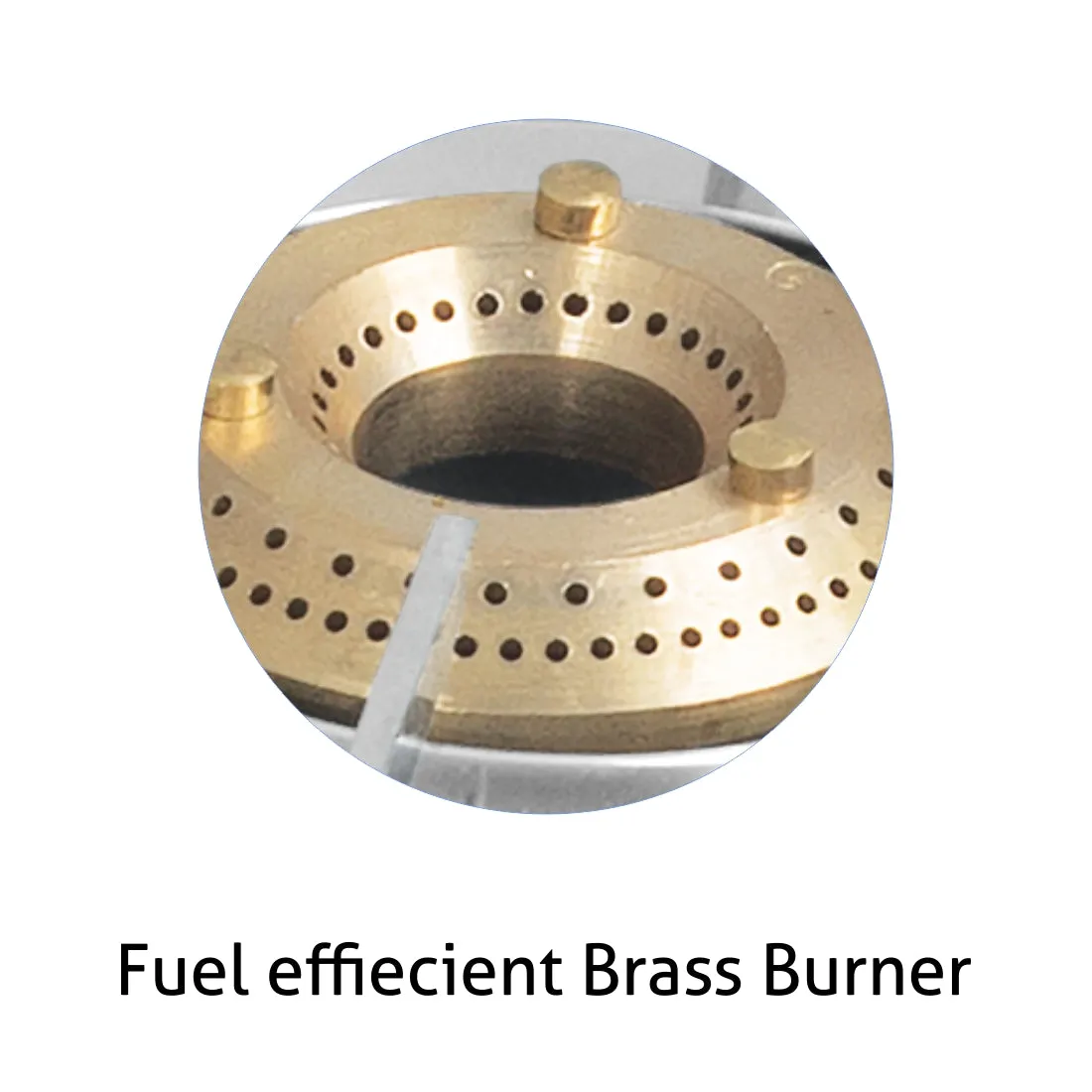 2 Burner Stainless Steel PNG Gas Stove with Brass Burner (1020 SS BB PN)