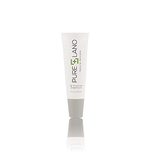 2-in-1 Cuticle & Lip Treatment – Lanolin Moisturizer for Chapped Lips & Dry Cuticles – Hydrating Balm with Jojoba & Vitamin E – 1 oz