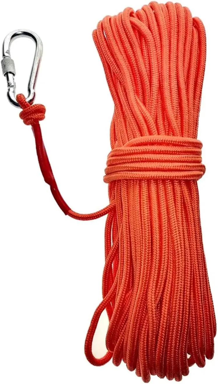 20 30M Canoe Buoyant Throw Rope Floating Line Reflective Safety Bag Fit for Fishing Boat Dinghy Yatch Raftiing Sailing(8mm 20Meters)