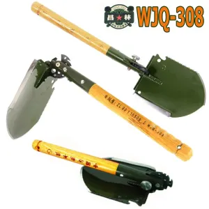 2023 chinese military shovel folding portable WJQ-308 multifunctional camping hunting edc outdoor survival