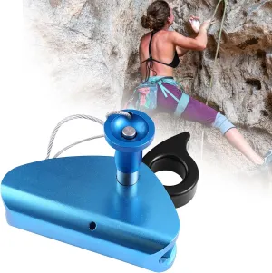 20KN Rope Grab Fall Arrestor Ascender Climbing Fall Protection Belay Device Fit for 11~13 MM Rope Outdoor Climbing Aids for Rock Climbing, Tree Climbing, Rescue