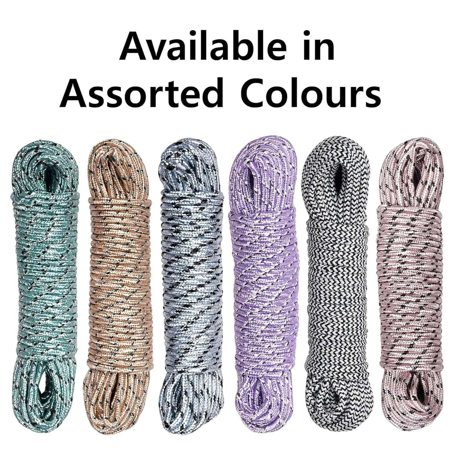 20Mtr Nylon Synthetic Cloth Drying Rope for Outdoor and Indoor