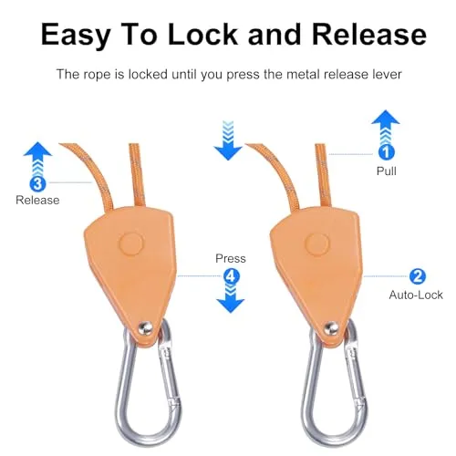 2pcs 14ft Ratchet Tie Down Rope Reflective Adjustable Canopy Tent Strap