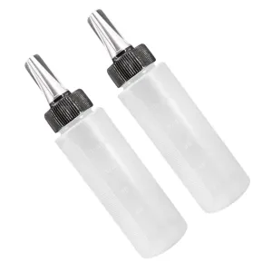 2pcs Hairdressing Scale Bottle Portable Spray Hair Bottle for Easy Squeeze Leak Proof Mist Sprayer for Hair Care