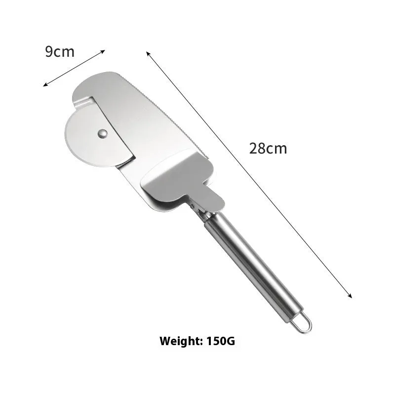 3-in-1 Pizza Cutter With Hanging Holes Labor-Saving Durable