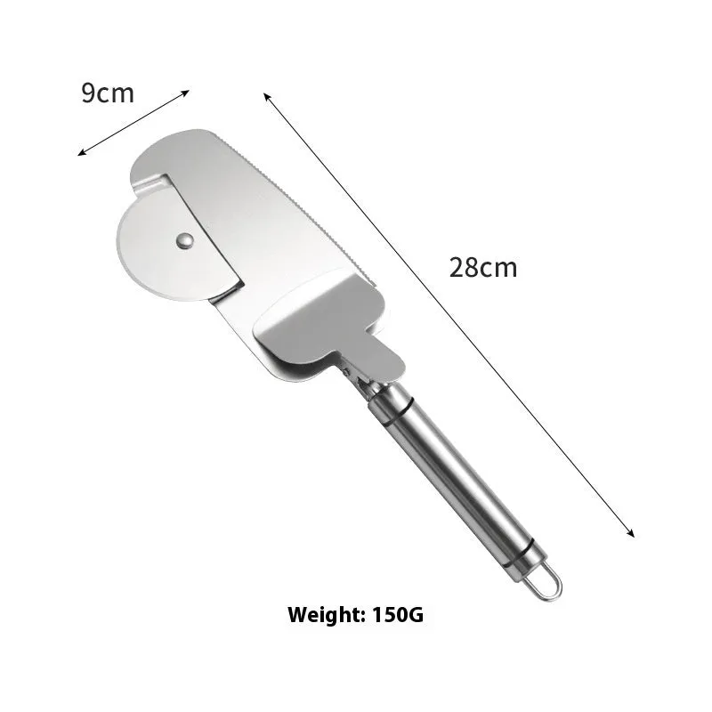 3-in-1 Pizza Cutter With Hanging Holes Labor-Saving Durable