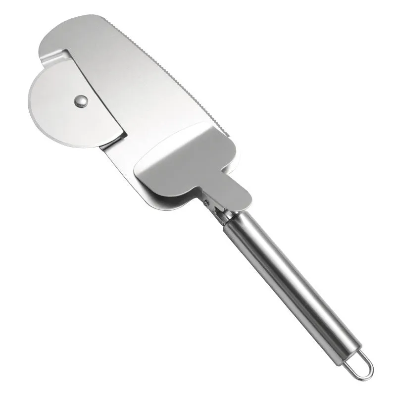 3-in-1 Pizza Cutter With Hanging Holes Labor-Saving Durable