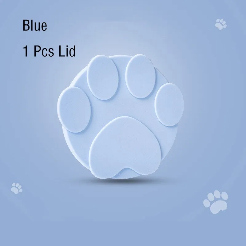 3 In 1 Reusable Silicone Dog Cat Canned Lid Portable Food Sealer Spoon Pet Food Cover Fresh Tin Cover Cans Cap Pet Accessories