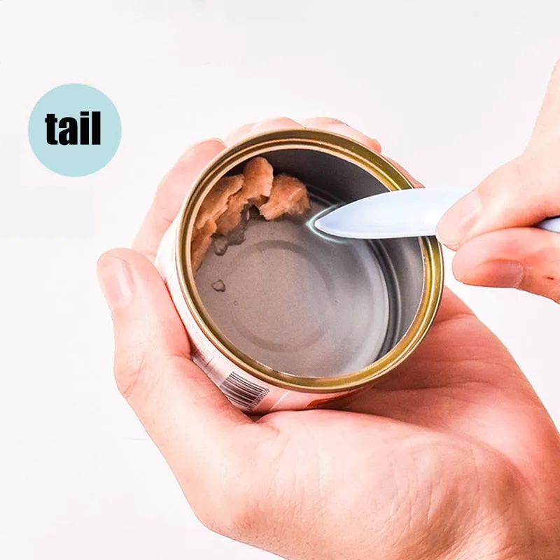 3 In 1 Reusable Silicone Dog Cat Canned Lid Portable Food Sealer Spoon Pet Food Cover Fresh Tin Cover Cans Cap Pet Accessories