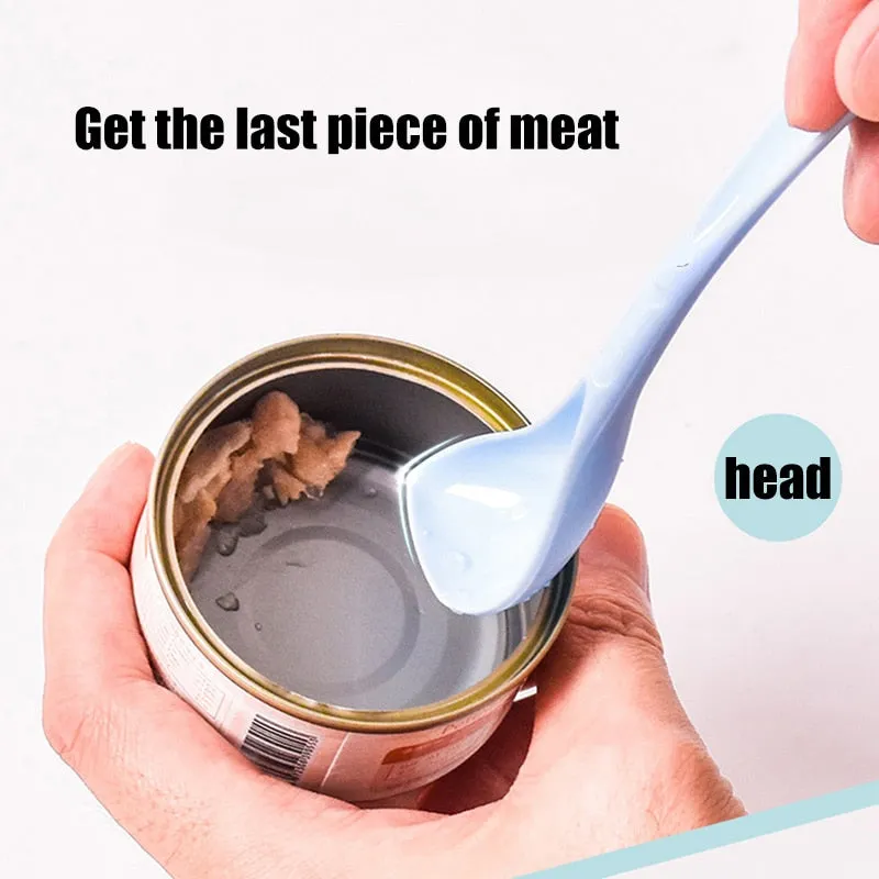 3 In 1 Reusable Silicone Dog Cat Canned Lid Portable Food Sealer Spoon Pet Food Cover Fresh Tin Cover Cans Cap Pet Accessories
