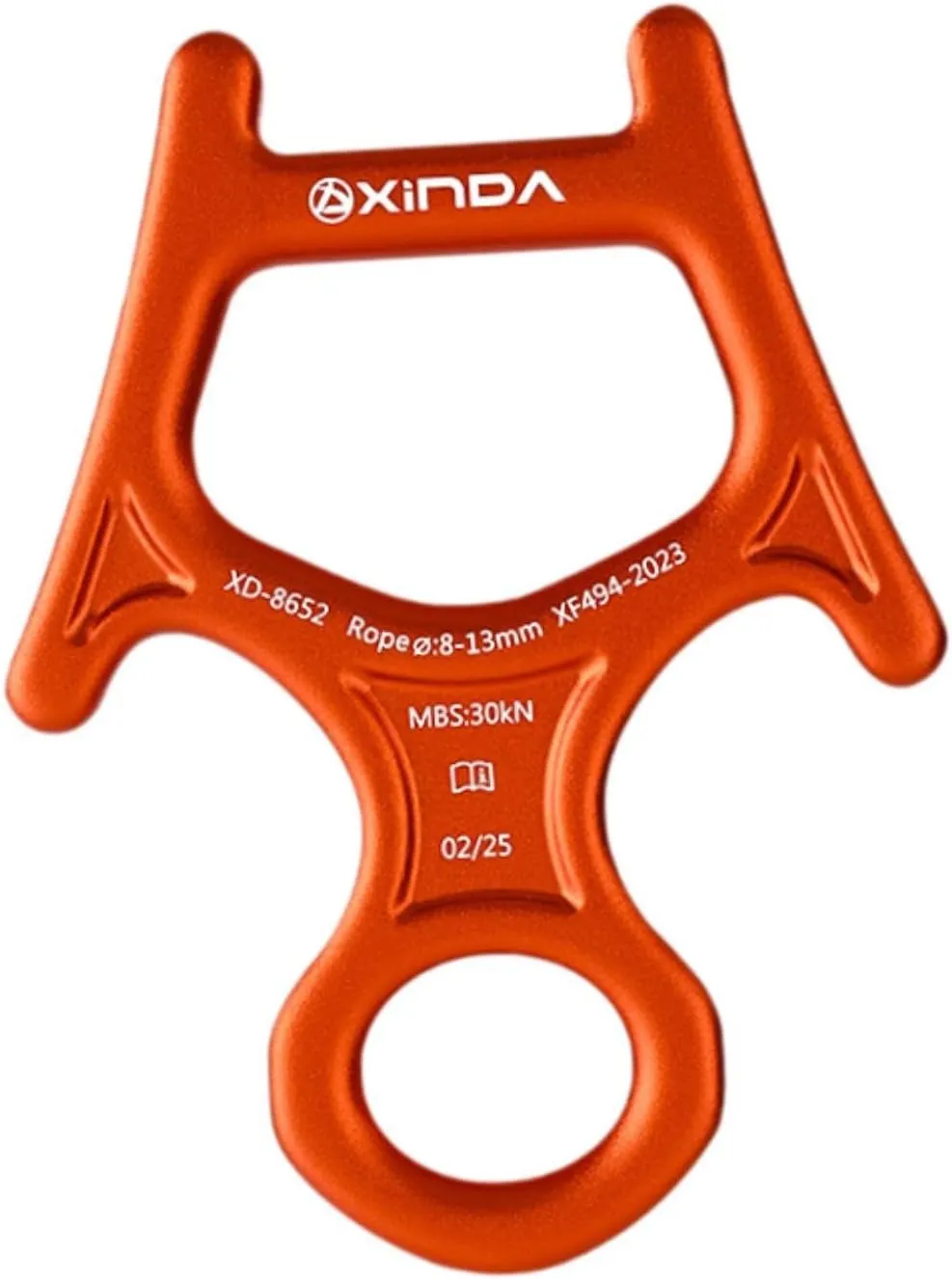 30kN 8 Figure Descender for Downhill and Climbing Use with Aluminum