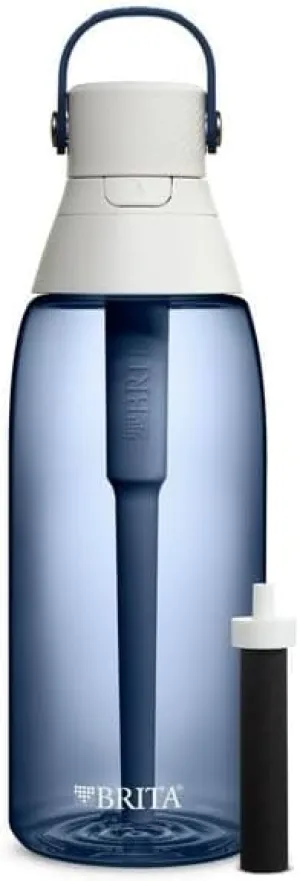 36oz Night Sky Premium Leak Proof Filtered Water Bottle With Straw - The Filter Reduces Chlorine (taste And Odor) And More With Every Sip; Compatible With Water Bottle Replacement Filters