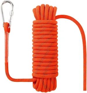 3/8 inch (10mm) x 32 ft (10Meter) Marine Floating Rope for Boating, Fishing, Rafting, Camping, Hiking, Hunting, Anchor, Mooring, Dock Lines, Kayak, Canoe, Rescuing Reflective Red