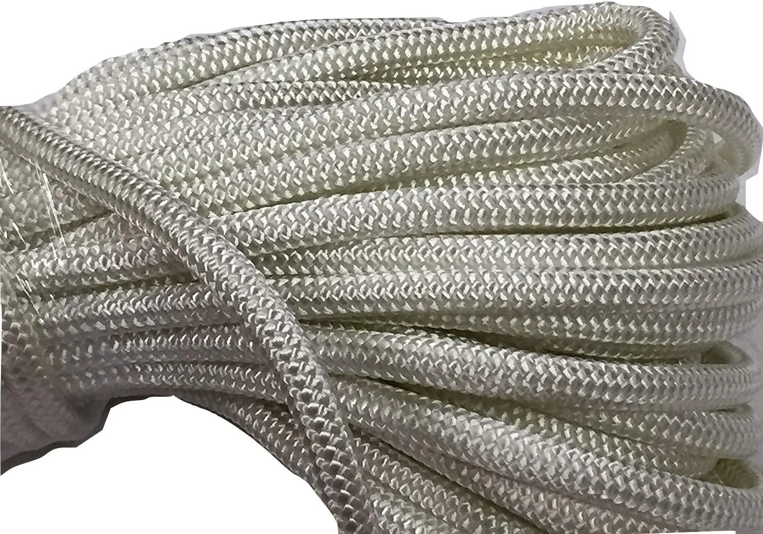 3/8 Inch White Double Braid Nylon Rope (50)