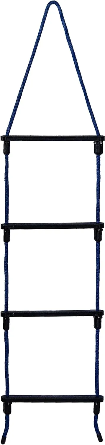 4-Step Reusable Rope Ladder (Blue)