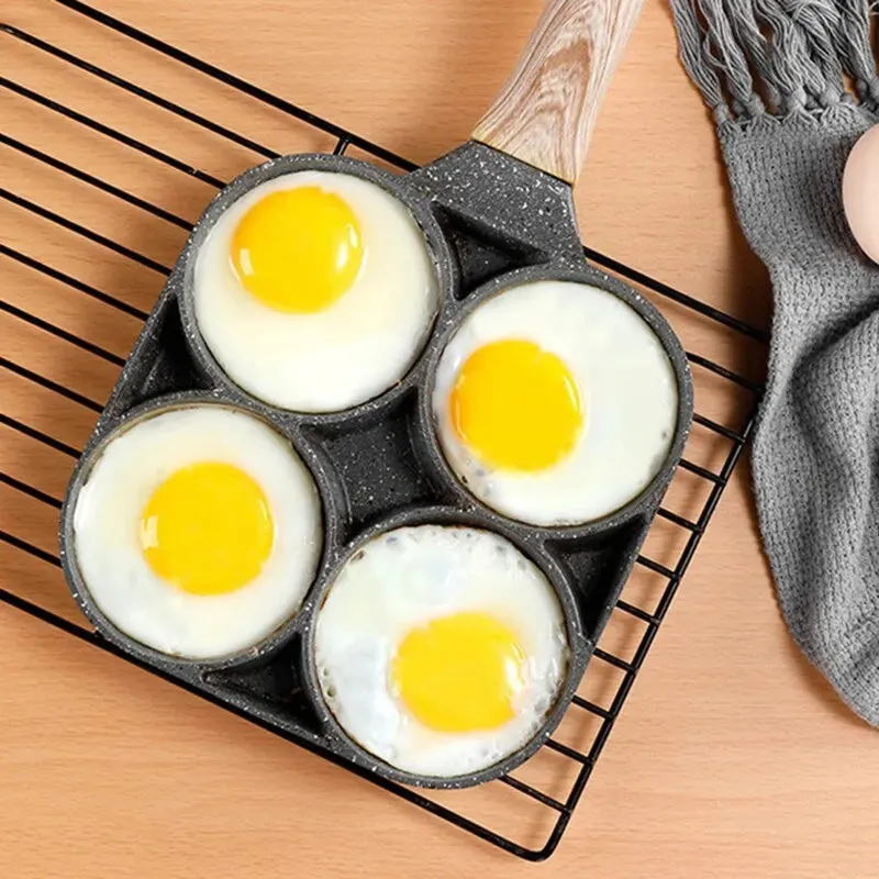 4hole Thickened Aluminum Frying Pot