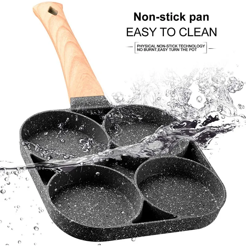 4hole Thickened Aluminum Frying Pot