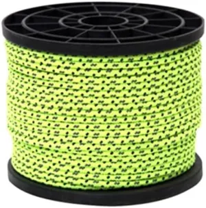 4mm 50m Reflective Camping Paracord Guy Rope Line with Reel for Tent, Awning, Canopy