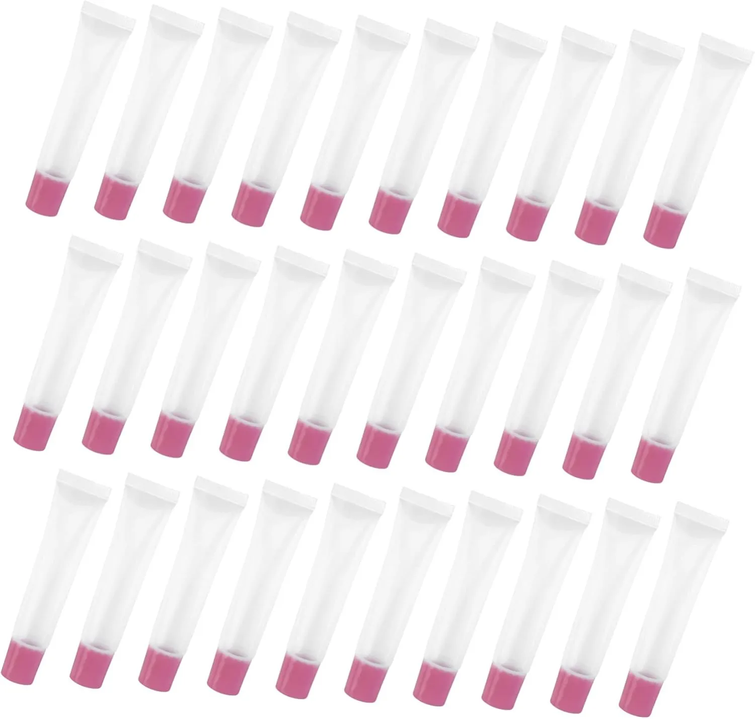 50Pcs Clear Lip Gloss Tubes Empty Containers for Cosmetics Lightweight and Reusable Leak Design for Easy Storage and Travel