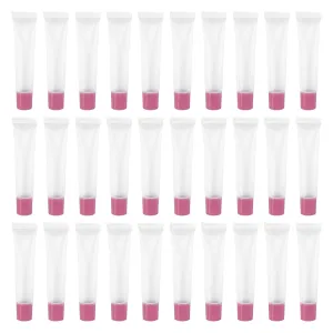 50Pcs Clear Lip Gloss Tubes Leak Squeeze Containers for Makeup and Lotion Durable Plastic Travel Bottles Lightweight and Portable for Women