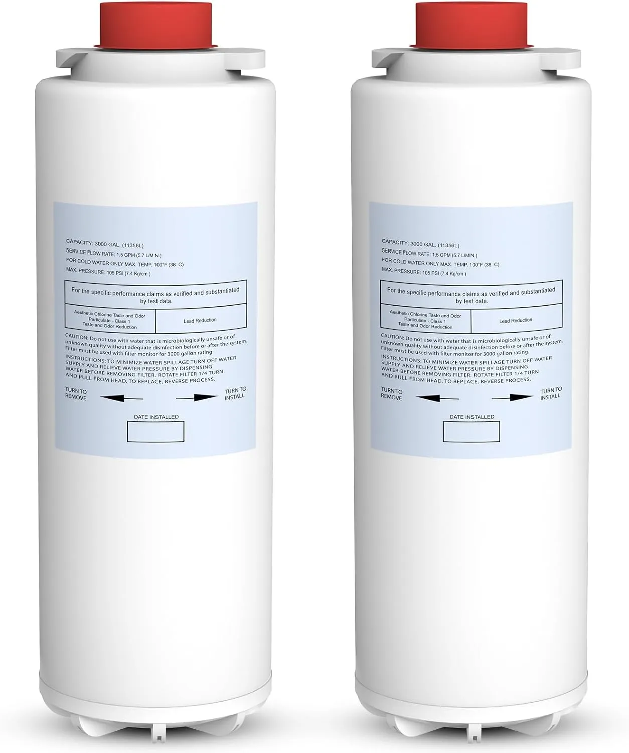51300C Filter compatible with Elkay ezH2O WaterSentry EWF3000 (No RFID Chip - 2 Pack)