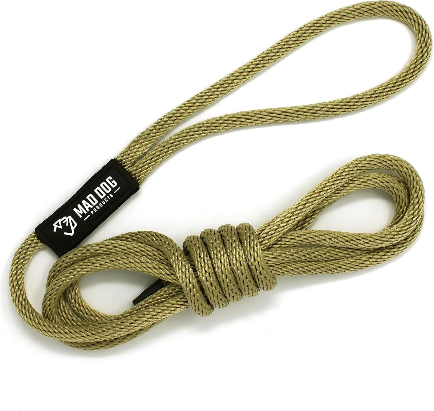 5/8" x 15' Jute Solid Braid Nylon Dock Line - Made in USA
