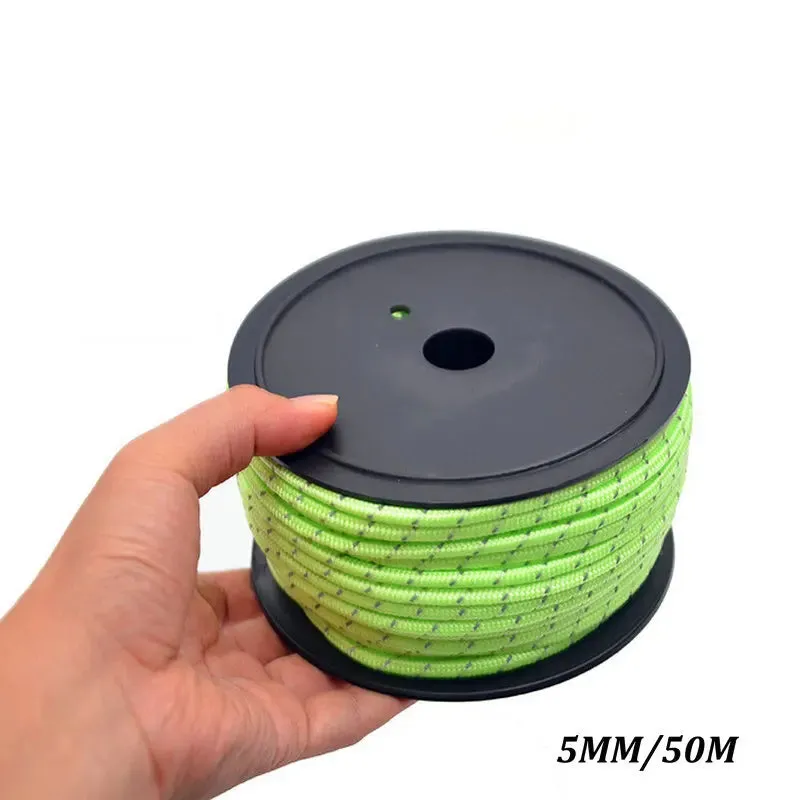 5M/10M/20M/50M Reflective Nylon Tent Rope