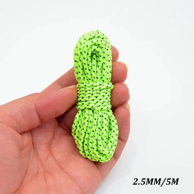 5M/10M/20M/50M Reflective Nylon Tent Rope