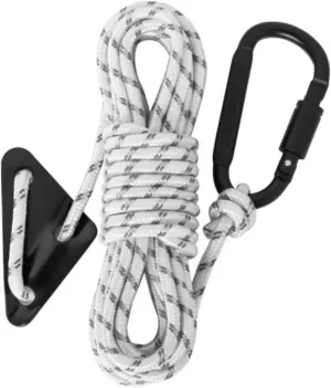 5pack ArmyGreen Reflective Guy Rope Reinforced Windproofed Rope with Buckles for Camping Tents