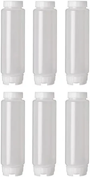 6 Pack FIFO 16 oz. Squeeze Bottles