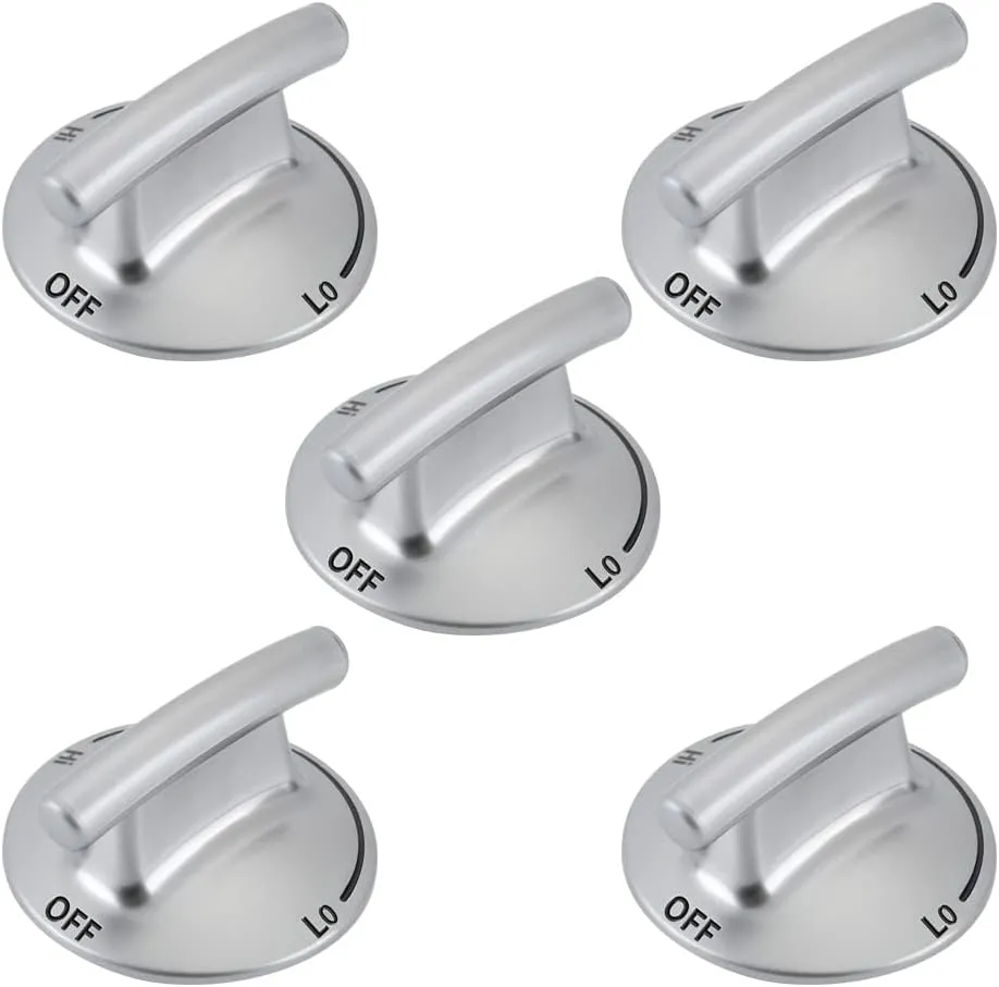 7733P410-60 Surface Burner Knob, Control Knobs Replacement Part fit for Jenn-Air/Maytag/KitchenAid Gas Cooktop Stove, Replaces 74007733, AP5668987, PS2375871, AP6011505 (5Pcs)