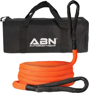 ABN Tow Strap Kinetic Recovery Rope - 3/4in x 20ft Off Road Recovery Gear Kinetic Rope with a Break Strength of 19,200lbs
