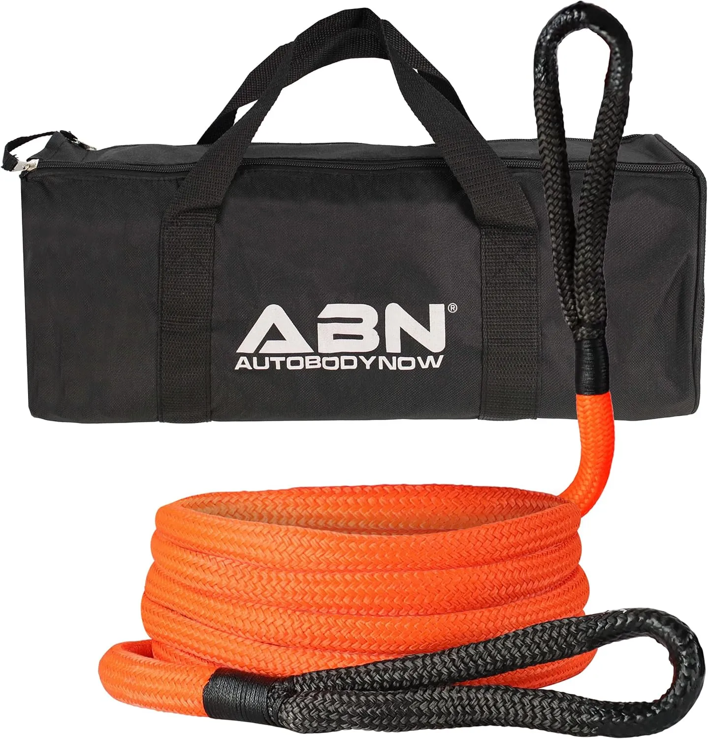 ABN Tow Strap Kinetic Recovery Rope - 3/4in x 20ft Off Road Recovery Gear Kinetic Rope with a Break Strength of 19,200lbs