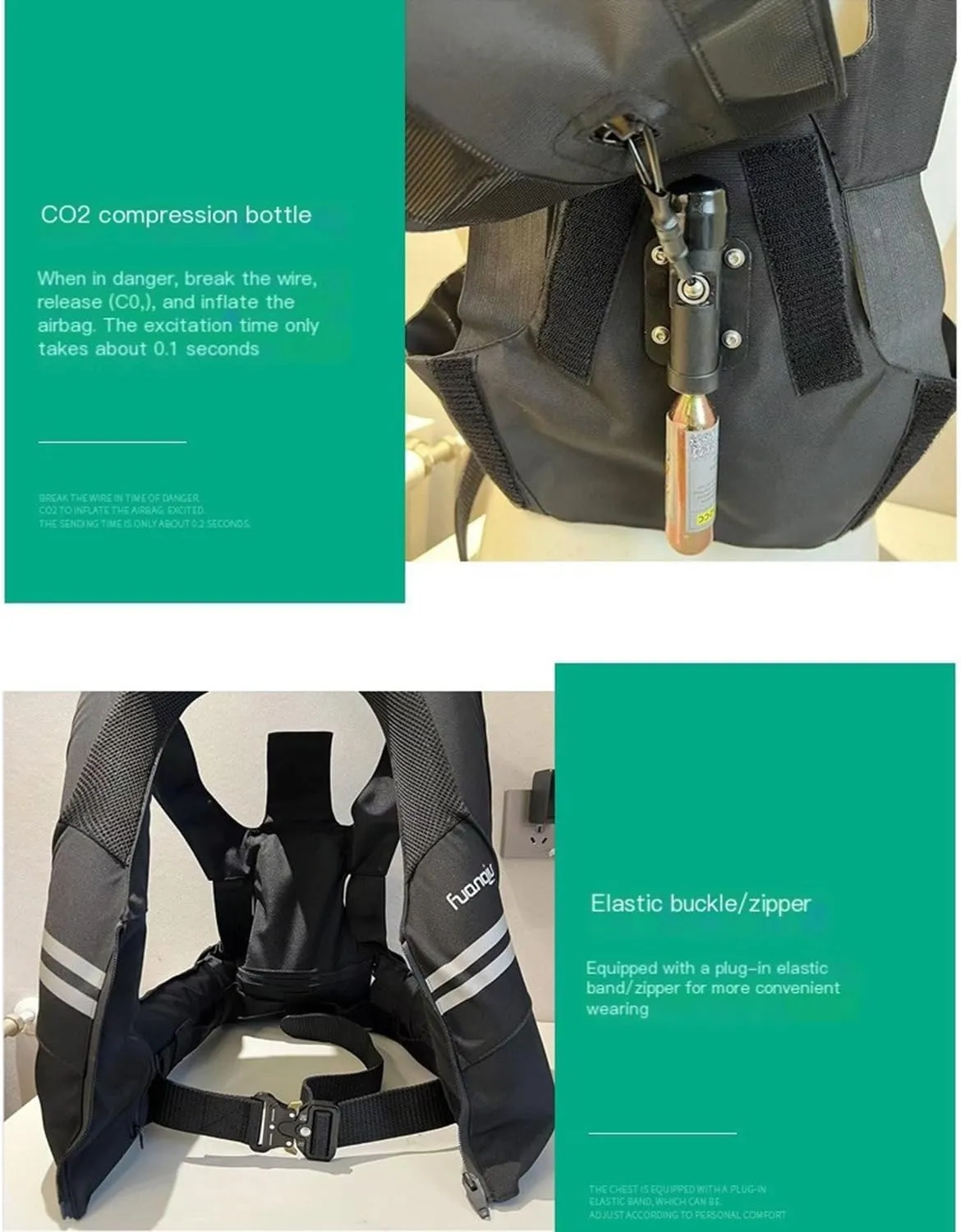 Adjustable Airbag Vest With Neck/coccyx/back/body Airbag Motorcycle Or Horse Suitable For Men/women/kids