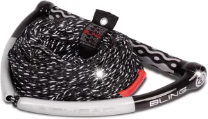 Airhead Bling Stealth Wakeboard Rope, 5 Sections, 75-Feet