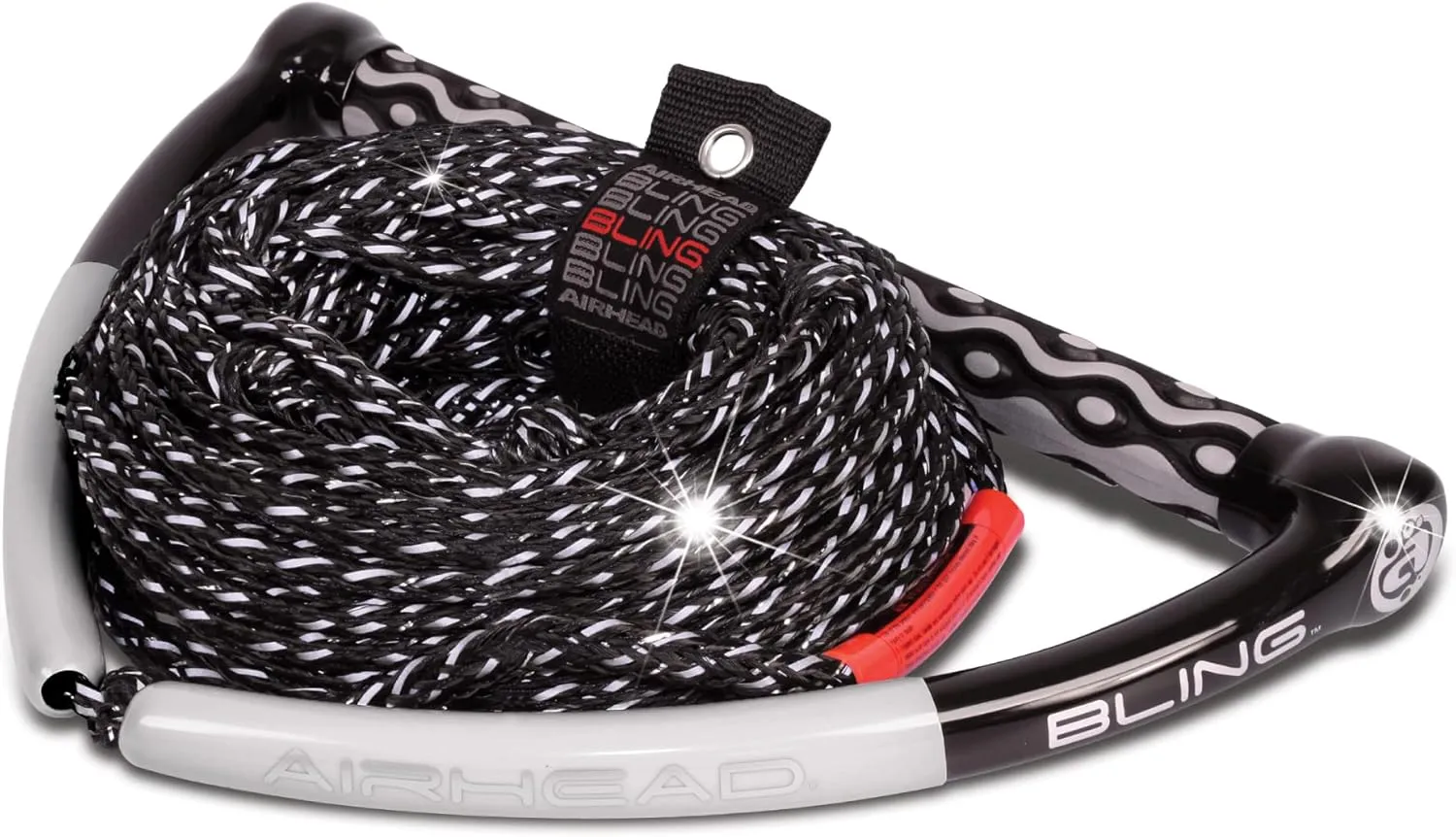 Airhead Bling Stealth Wakeboard Rope, 5 Sections, 75-Feet