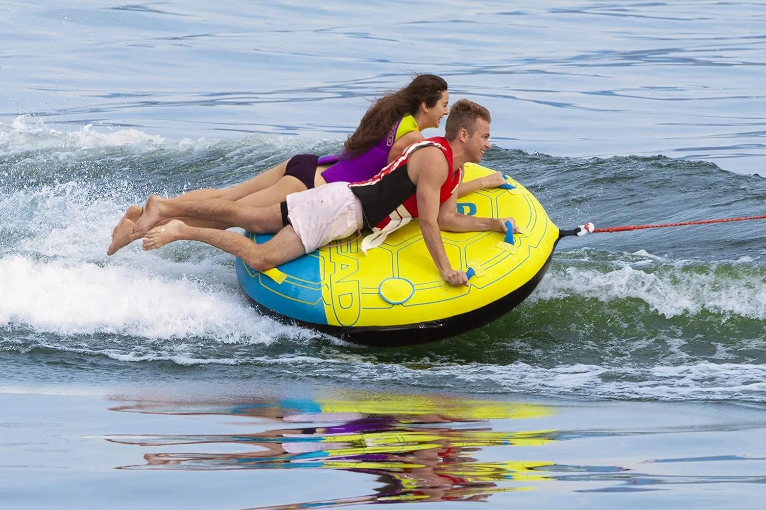 Airhead Comfort Shell, Towable Tube for Boating, 1-4 Riders, Multiple Sizes