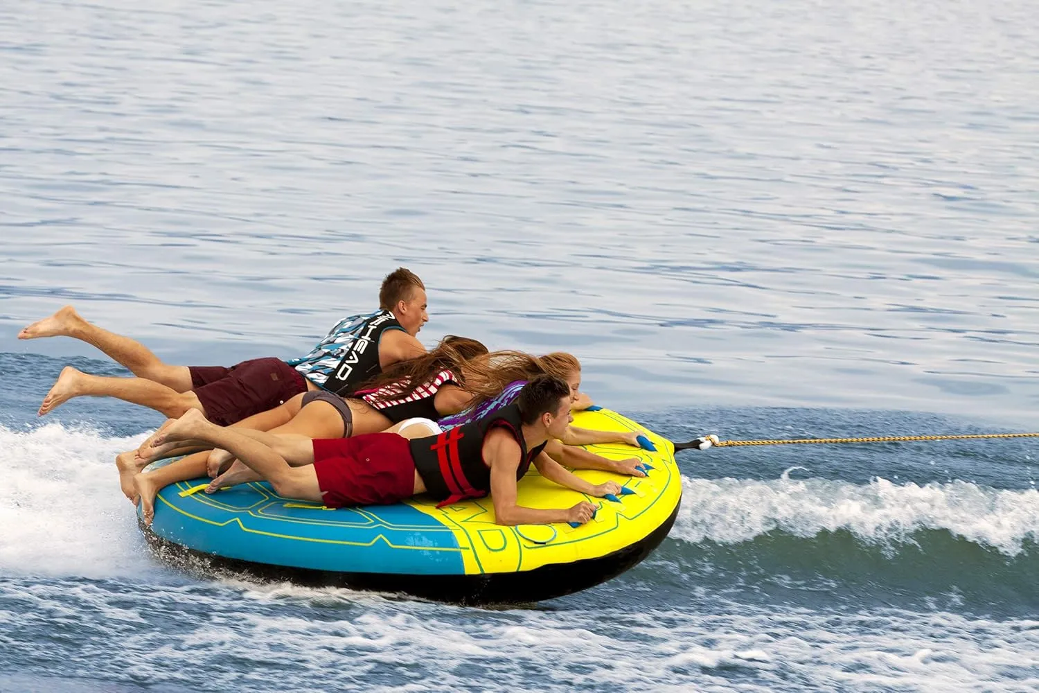 Airhead Comfort Shell, Towable Tube for Boating, 1-4 Riders, Multiple Sizes