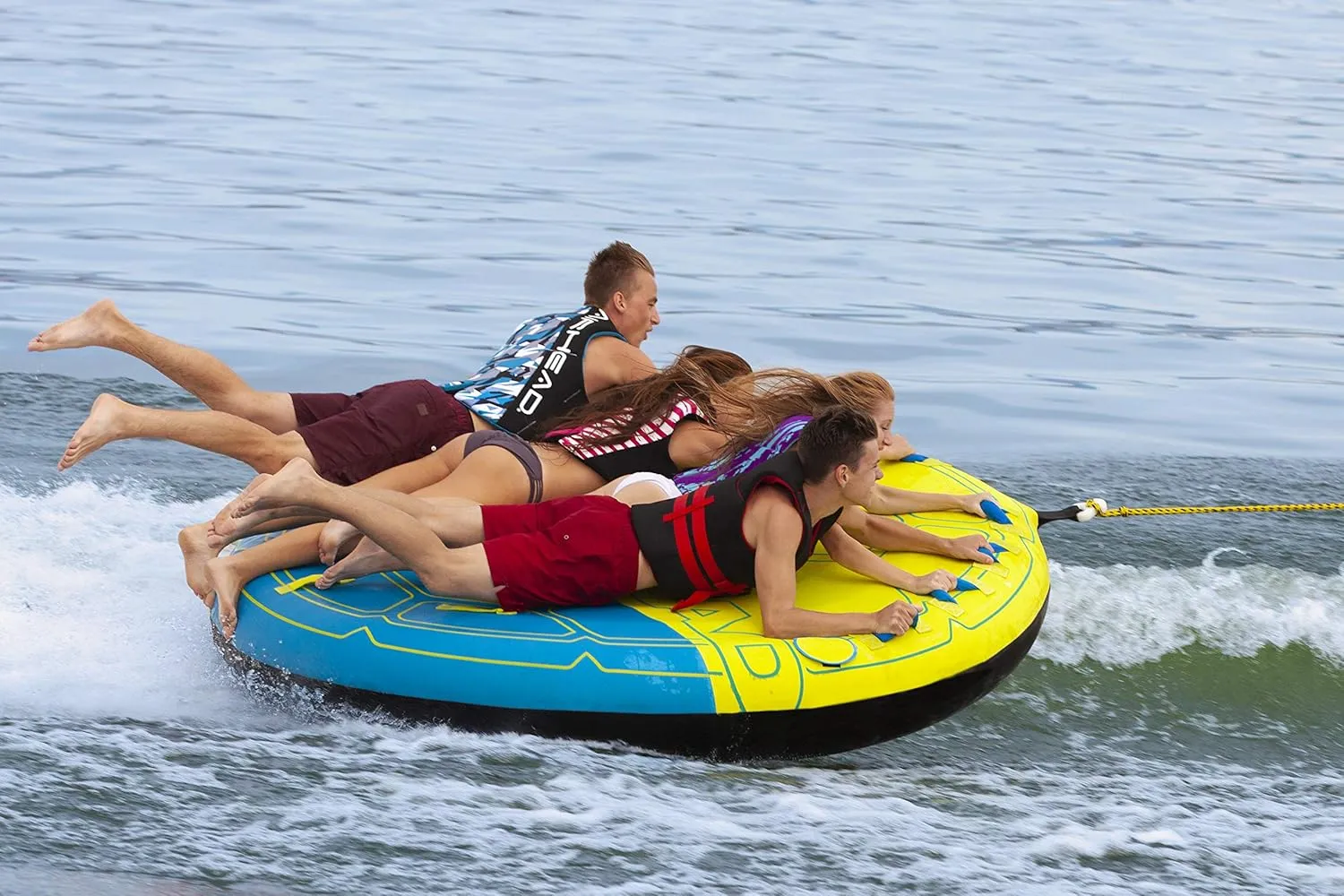 Airhead Comfort Shell, Towable Tube for Boating, 1-4 Riders, Multiple Sizes