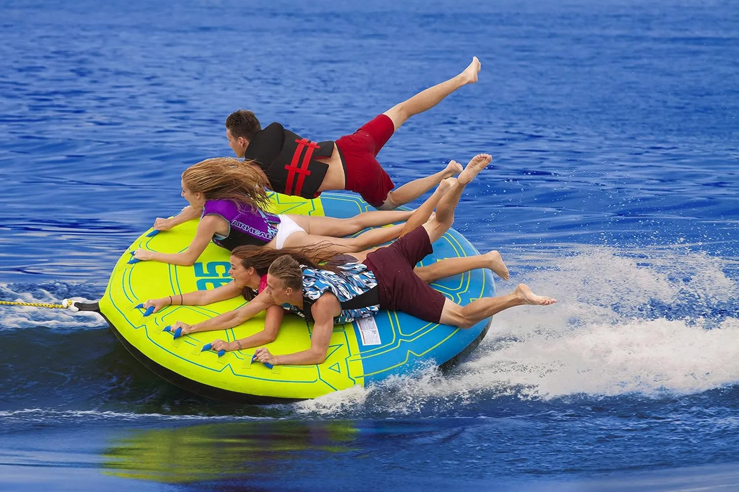 Airhead Comfort Shell, Towable Tube for Boating, 1-4 Riders, Multiple Sizes
