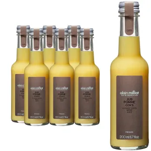Alain Milliat Cloudy Cox's Apple Juice, 6.8 Fl Oz (Six 200ml Glass Bottles)