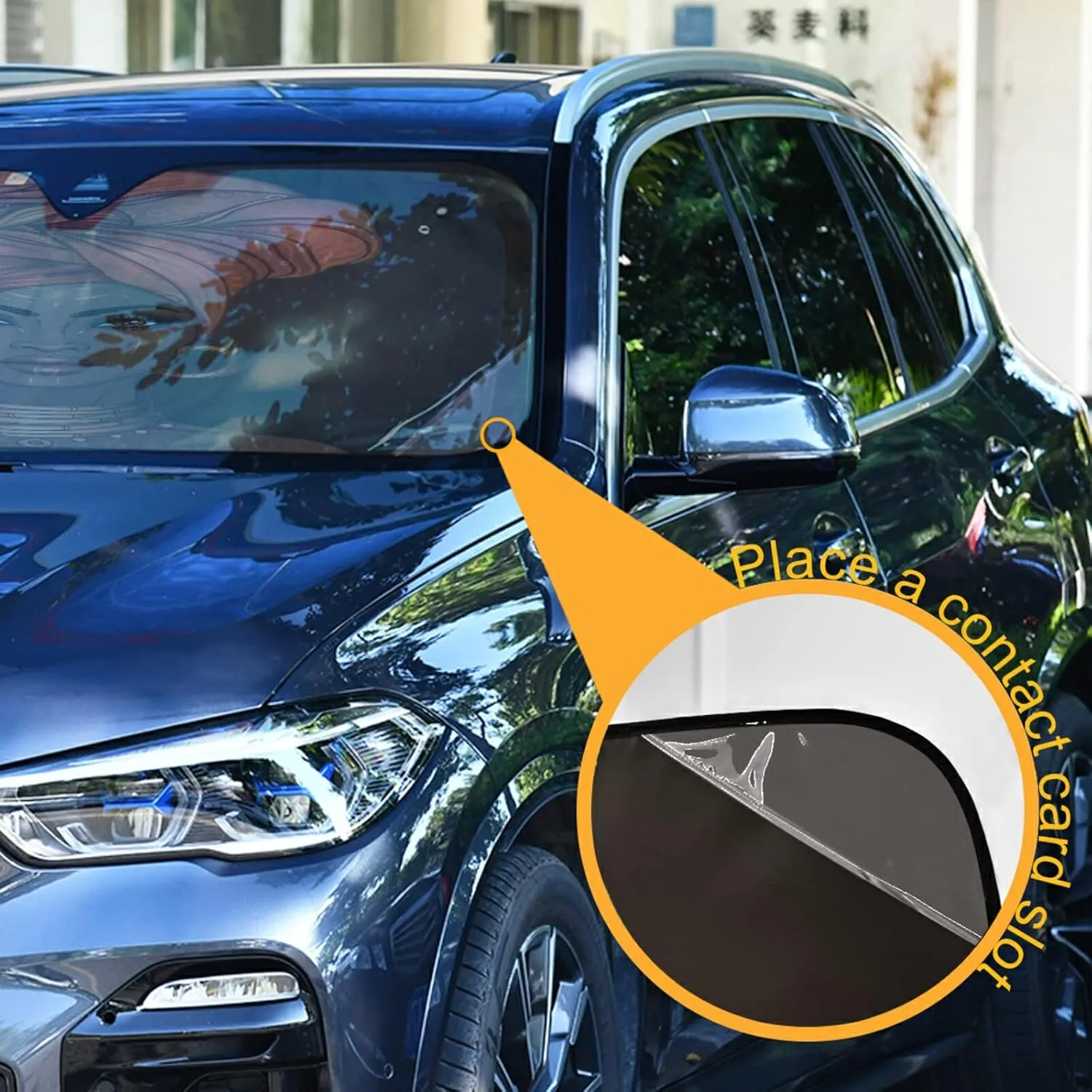 ALAZA African American Pretty Girl Windshield Sun Shade,Foldable Car Sun Shade for Front Windshield Sunshades Protector Blocks UV Rays Sun Visor Protect and Cool Your Vehicle Interior